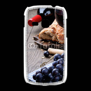 Coque Samsung Galaxy Young Pain et vin rouge