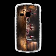 Coque Samsung Galaxy Young Vin rouge et tonneaux
