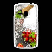 Coque Samsung Galaxy Young Champagne et fraises