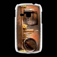Coque Samsung Galaxy Young Vin blanc et tonneaux