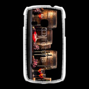 Coque Samsung Galaxy Young Vin rouge et tonneaux 2