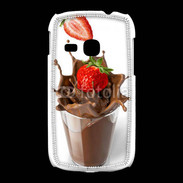 Coque Samsung Galaxy Young Fraise et chocolat