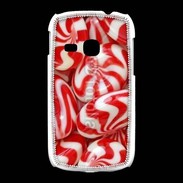 Coque Samsung Galaxy Young Bonbons rouges et blancs