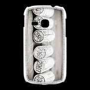 Coque Samsung Galaxy Young Bouchons de bouteille de vin en noir et blanc 12