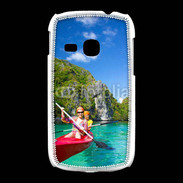 Coque Samsung Galaxy Young Kayak dans un lagon