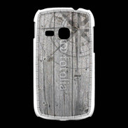 Coque Samsung Galaxy Young Rose des vents sur fond en bois