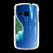 Coque Samsung Galaxy Young île en former de cœur au milieu de la mer