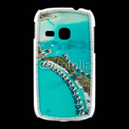 Coque Samsung Galaxy Young Vue aérienne Bungalow à Tahiti