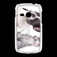 Coque Samsung Galaxy Young Duo chien et chat