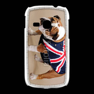 Coque Samsung Galaxy Young Bulldog anglais en tenue
