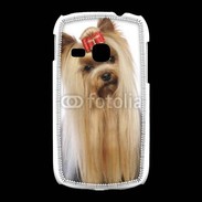 Coque Samsung Galaxy Young Yorkie de face