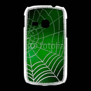 Coque Samsung Galaxy Young Toile d'araignée verte