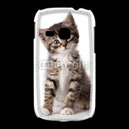 Coque Samsung Galaxy Young Chaton gris 3