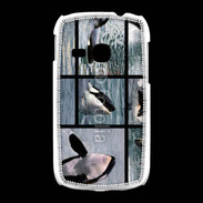 Coque Samsung Galaxy Young Orque noir et blanc