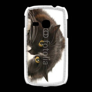 Coque Samsung Galaxy Young Chat noir et blanc