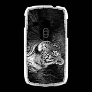 Coque Samsung Galaxy Young Tigre du Bengale en noir et blanc