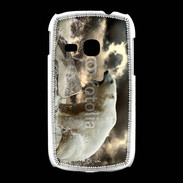 Coque Samsung Galaxy Young Ours blanc en colère