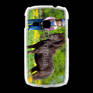 Coque Samsung Galaxy Young Petite fille avec son poney