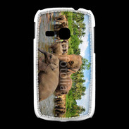 Coque Samsung Galaxy Young Groupe d'éléphants à la rivière