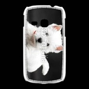 Coque Samsung Galaxy Young Chiot blanc 5