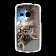 Coque Samsung Galaxy Young Chaton et pelote de laine