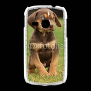 Coque Samsung Galaxy Young Chiot marron 2