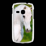 Coque Samsung Galaxy Young Portrait cheval blanc 10
