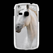Coque Samsung Galaxy Young Portrait cheval blanc 11