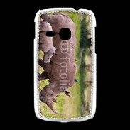 Coque Samsung Galaxy Young Rhinocéros et son petit