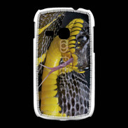 Coque Samsung Galaxy Young Serpent noir et jaune