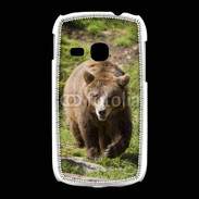 Coque Samsung Galaxy Young Ours brun en ballade