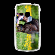 Coque Samsung Galaxy Young Enfant et cheval
