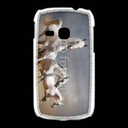 Coque Samsung Galaxy Young Groupe de chevaux blancs