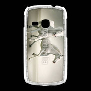 Coque Samsung Galaxy Young Chevaux blancs