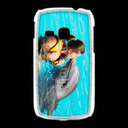 Coque Samsung Galaxy Young Bisou de dauphin