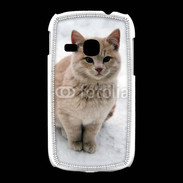 Coque Samsung Galaxy Young Chat dans la neige