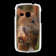 Coque Samsung Galaxy Young Portrait d'un écureuil avec une noisette