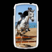 Coque Samsung Galaxy Young Saut d'obstacle à cheval 100
