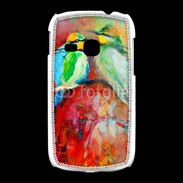 Coque Samsung Galaxy Young Oiseaux en peinture
