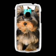 Coque Samsung Galaxy Young Yorkshire et nœud bleu 15