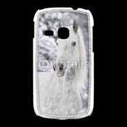 Coque Samsung Galaxy Young Portait de Cheval dans la neige 500