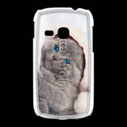 Coque Samsung Galaxy Young Petit chaton de noël 600