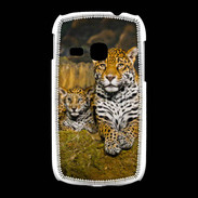 Coque Samsung Galaxy Young Portrait de Léopard avec petit