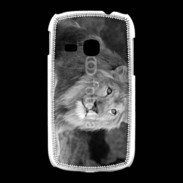 Coque Samsung Galaxy Young Lion en noir et blanc 800