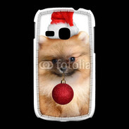 Coque Samsung Galaxy Young Chiot de noël 810
