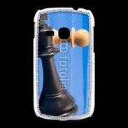 Coque Samsung Galaxy Young Pions de jeu d'échec sur fond bleu