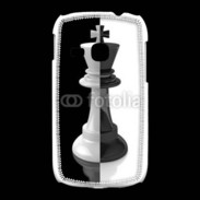 Coque Samsung Galaxy Young Roi d'échec noir et blanc
