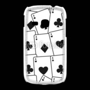 Coque Samsung Galaxy Young Cartes Pique et trèfle