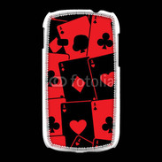 Coque Samsung Galaxy Young Cartes rouges et noires 5