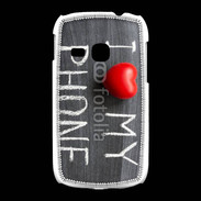 Coque Samsung Galaxy Young J'aime mon téléphone